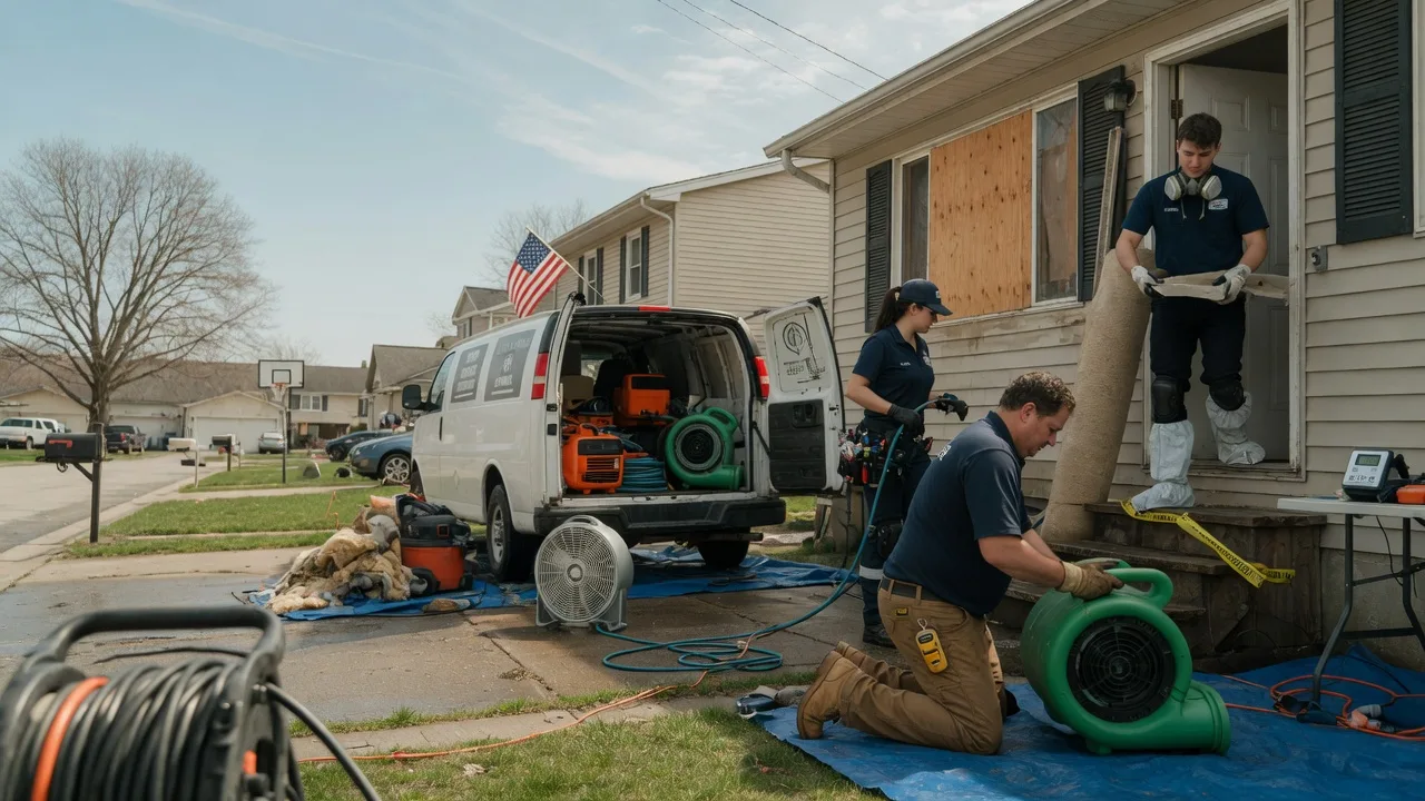 Water Damage Restoration in Omro, WI near me